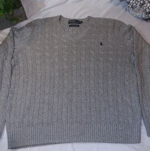 Vintage POLO Grey sweater size x-large